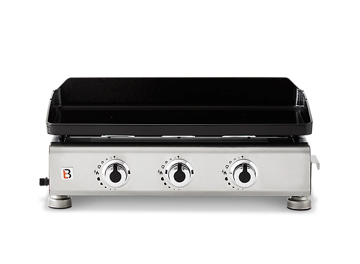 Plancha gaz Brasero Silvia II G 3 feux plaque fonte