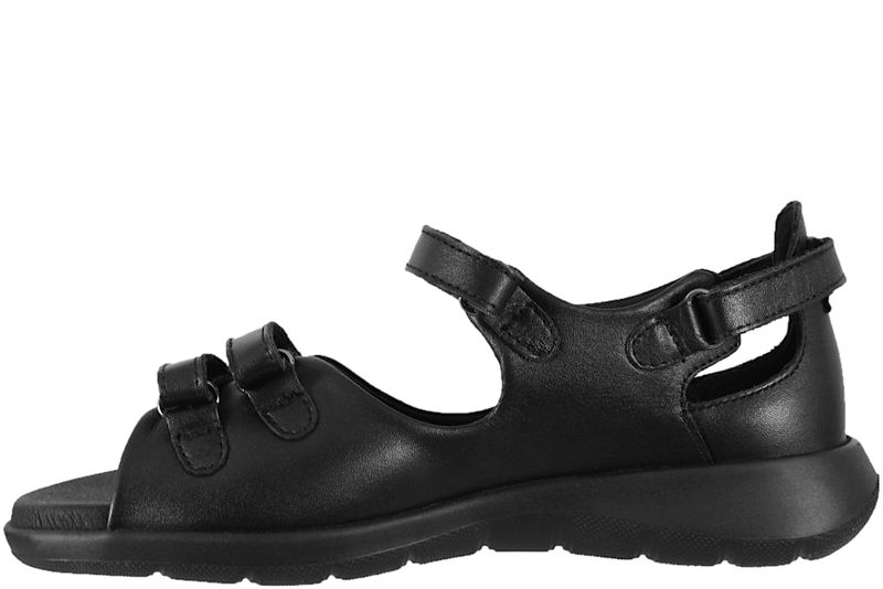 NEW FEET SNADAL I SORT GLAT SKIND