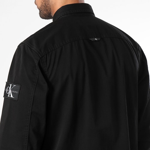 Chemise Manches Longues Monologo Badge Relax 3255 Noir