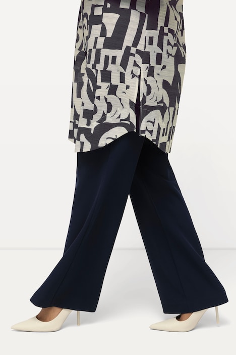 Longbluse, grafisches Design, Hemdkragen, Langarm