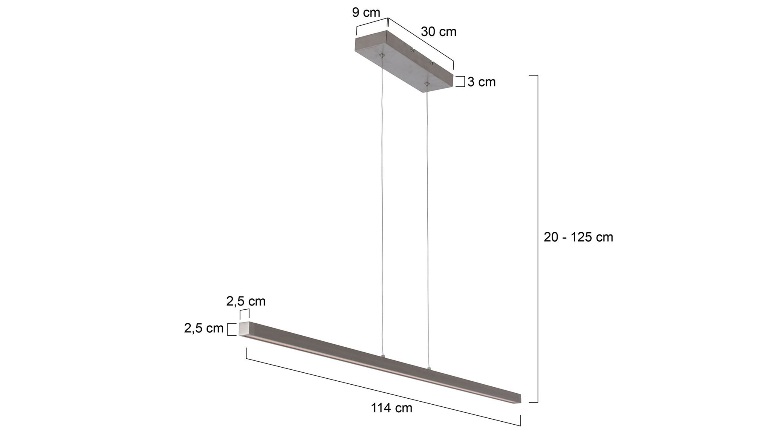 Hanglamp 2745ST Danske Mexlite B114 x D9 cm