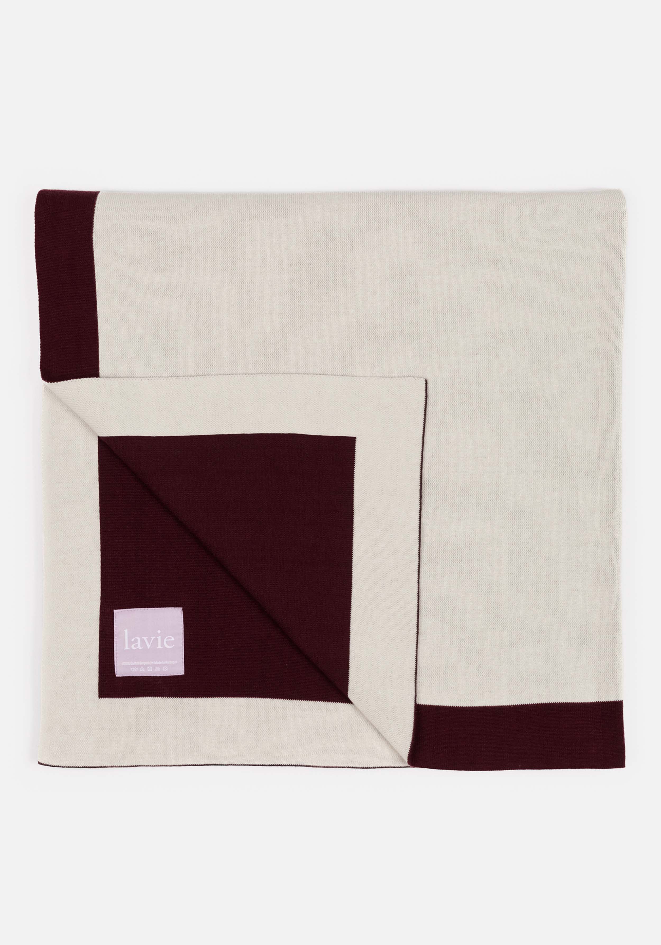Lavie Plaid Lolla Plum/Undyed
