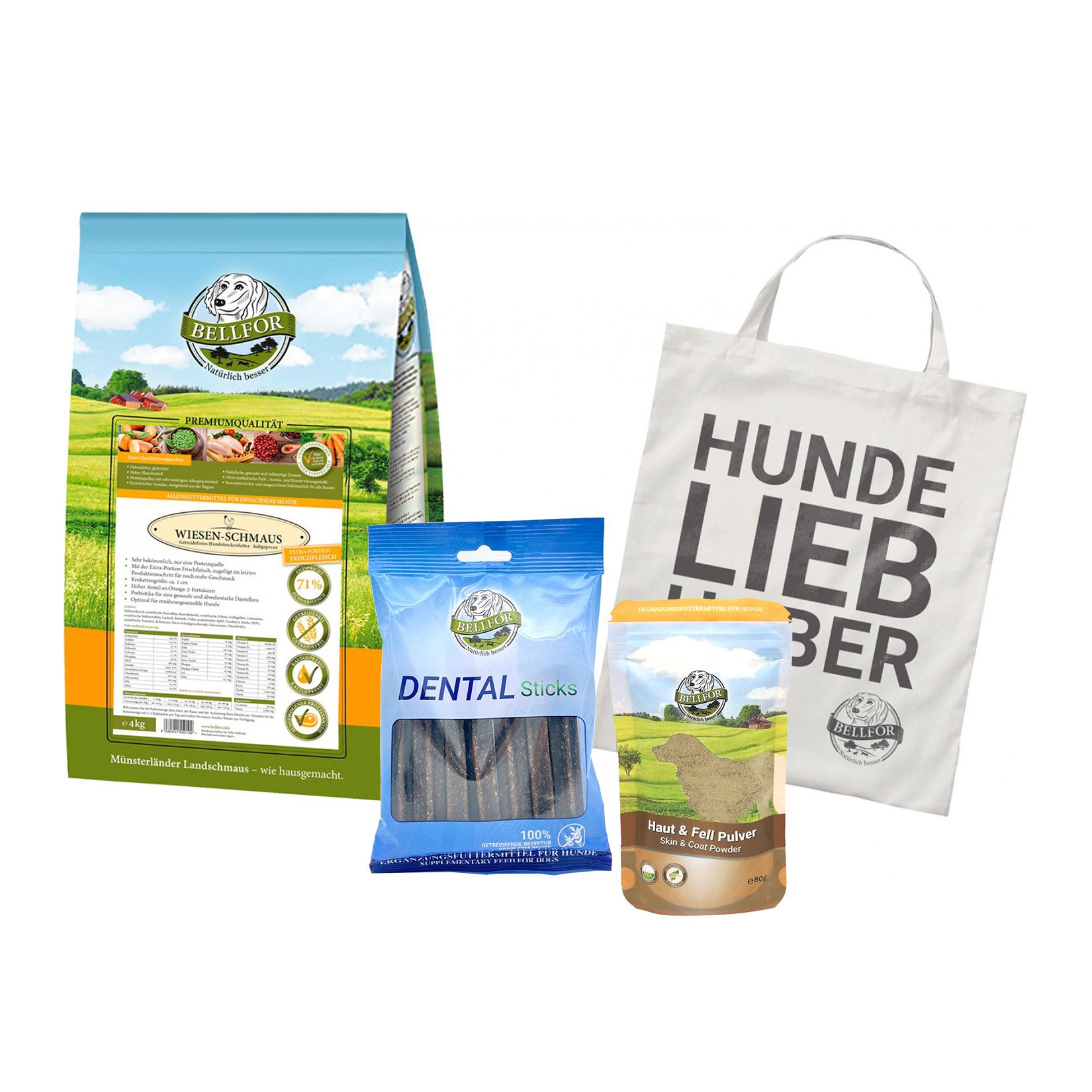 Bellfor Boxer Futter Set für Hunde