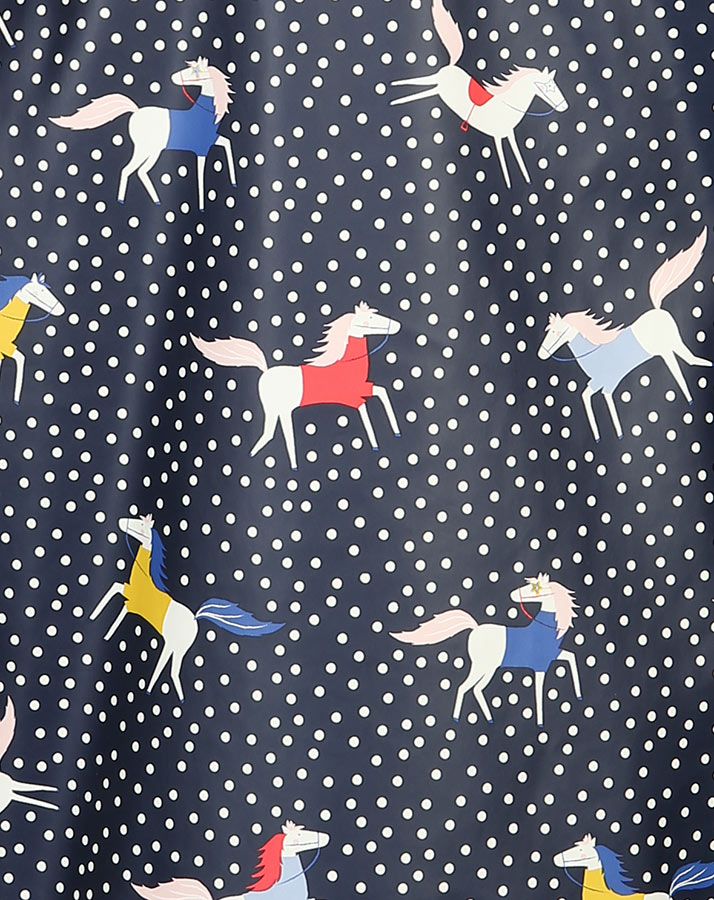 Regenmantel RAINDANCE – HORSE & SPOTS in navy