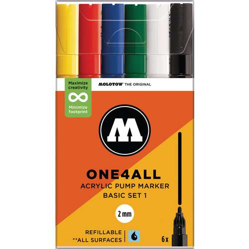 MOLOTOW™ ONE4ALL 6er-Sets 127HS
