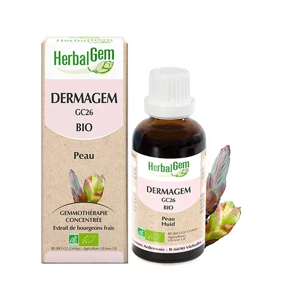 Herbalgem Demagem Complexo de Gemoterapia Orgânica para a Pele 30ml