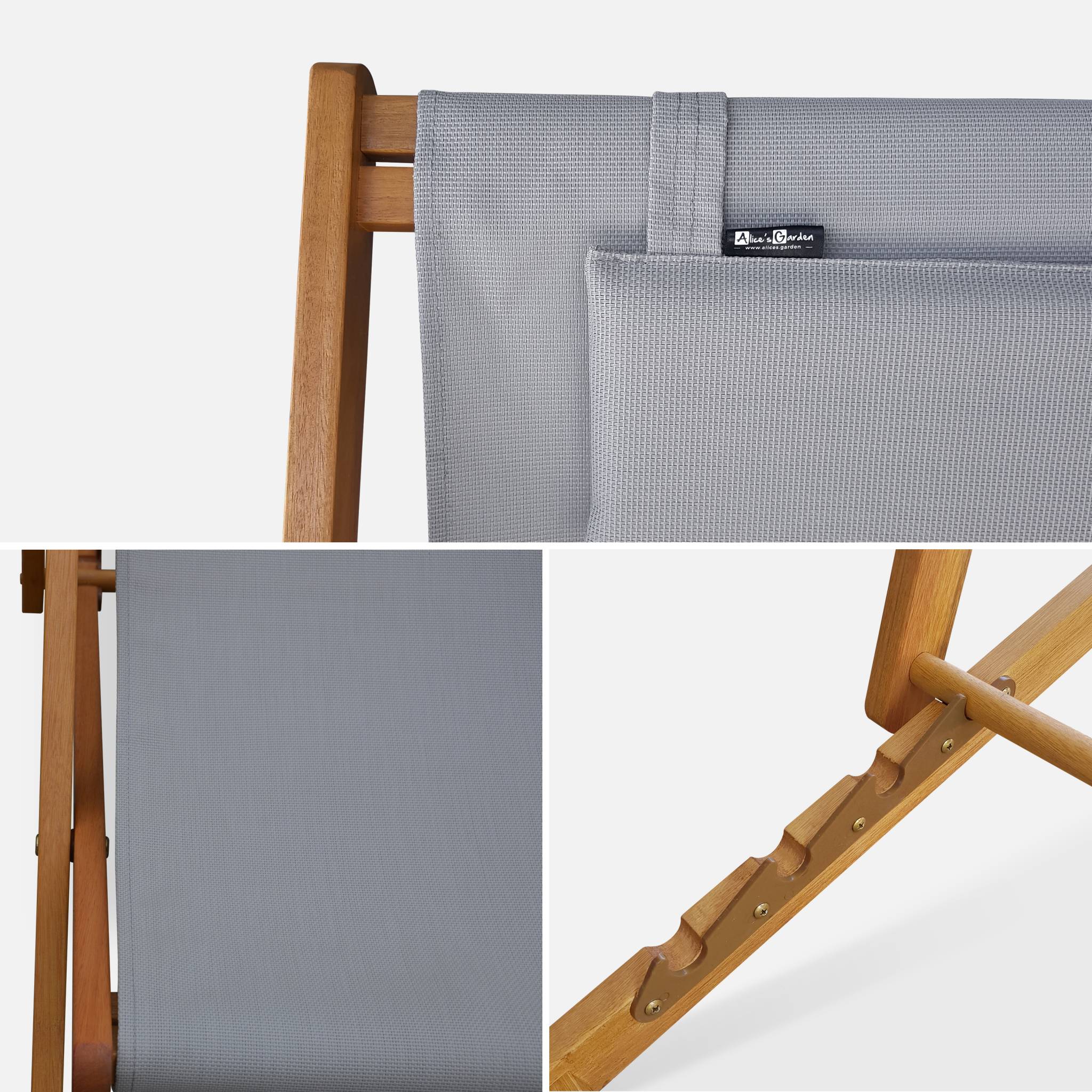 sweeek - Set van twee textileen strandstoelen