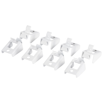 Storage reserve clips wit set van 8