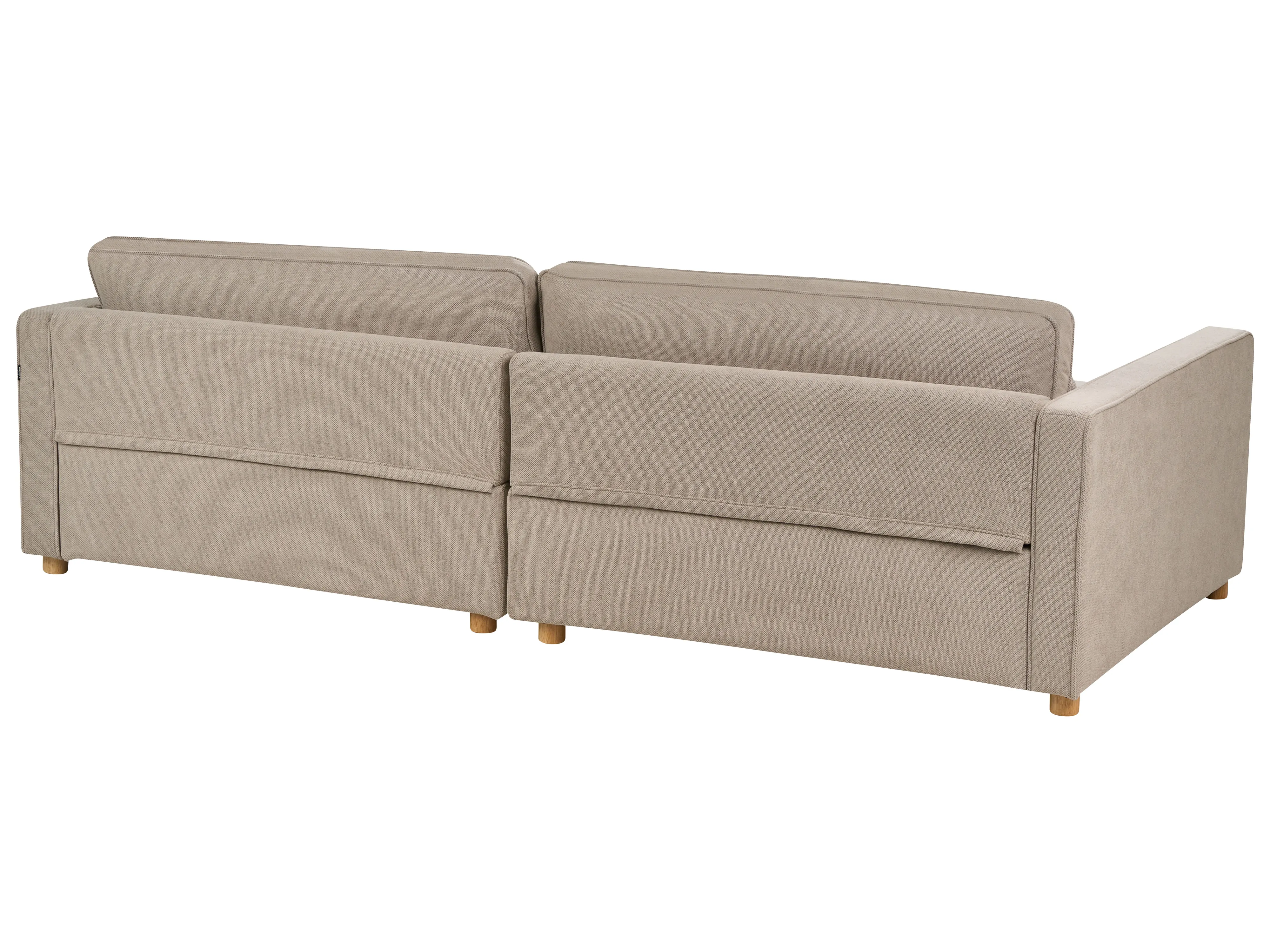 Bank 3-zits VINSTRA Stof Taupe