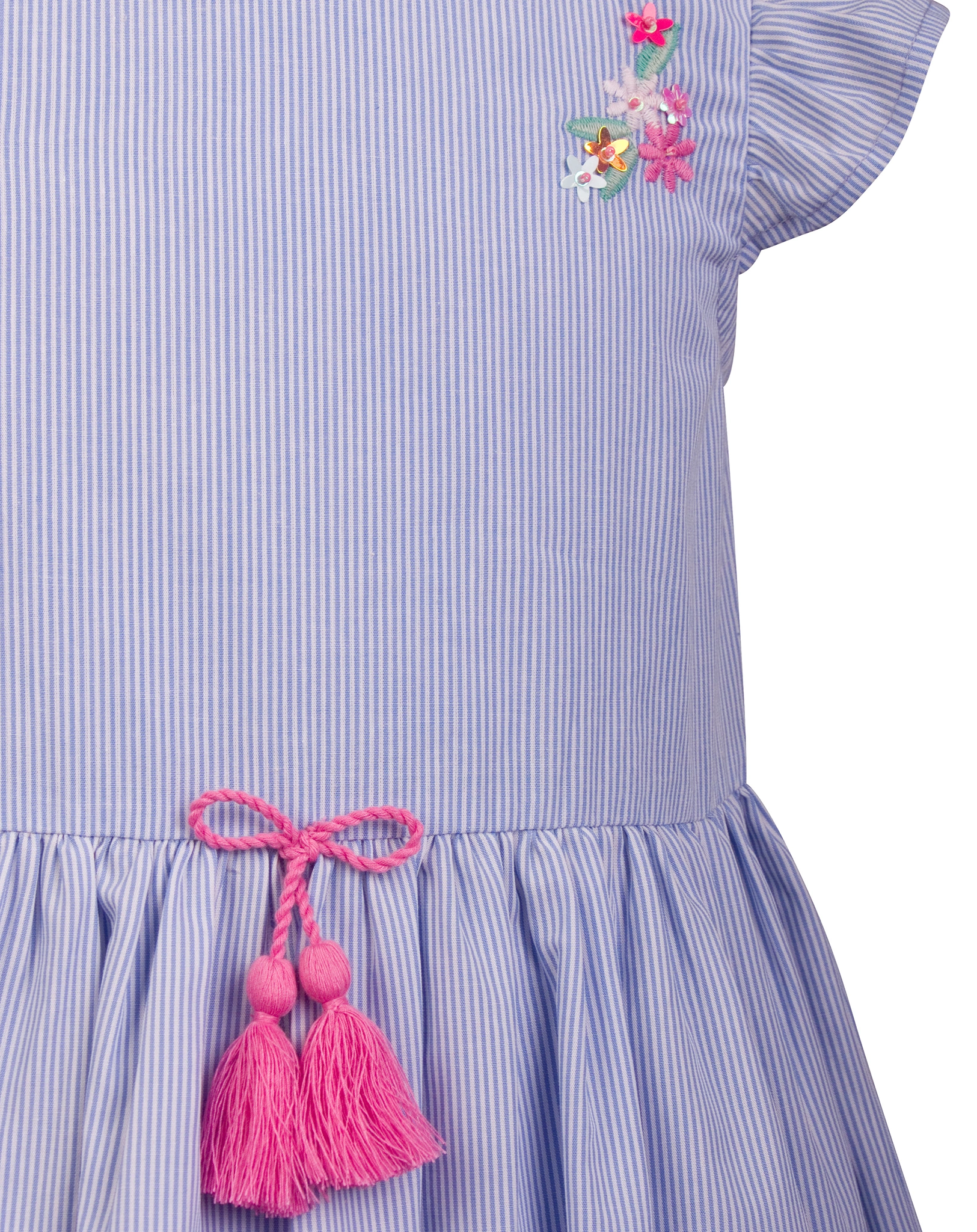 Kurzarmkleid ALPENWIESE in arctic blue