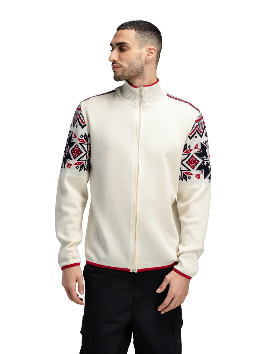 Dale of Norway Varberg Masculine Jacket Offwhite Marine Raspberry