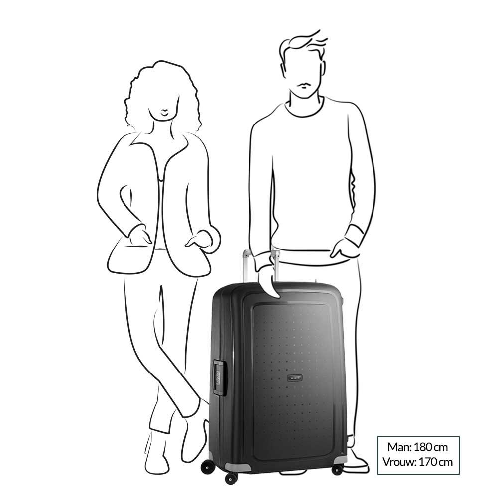 Samsonite S'Cure Spinner 81 black