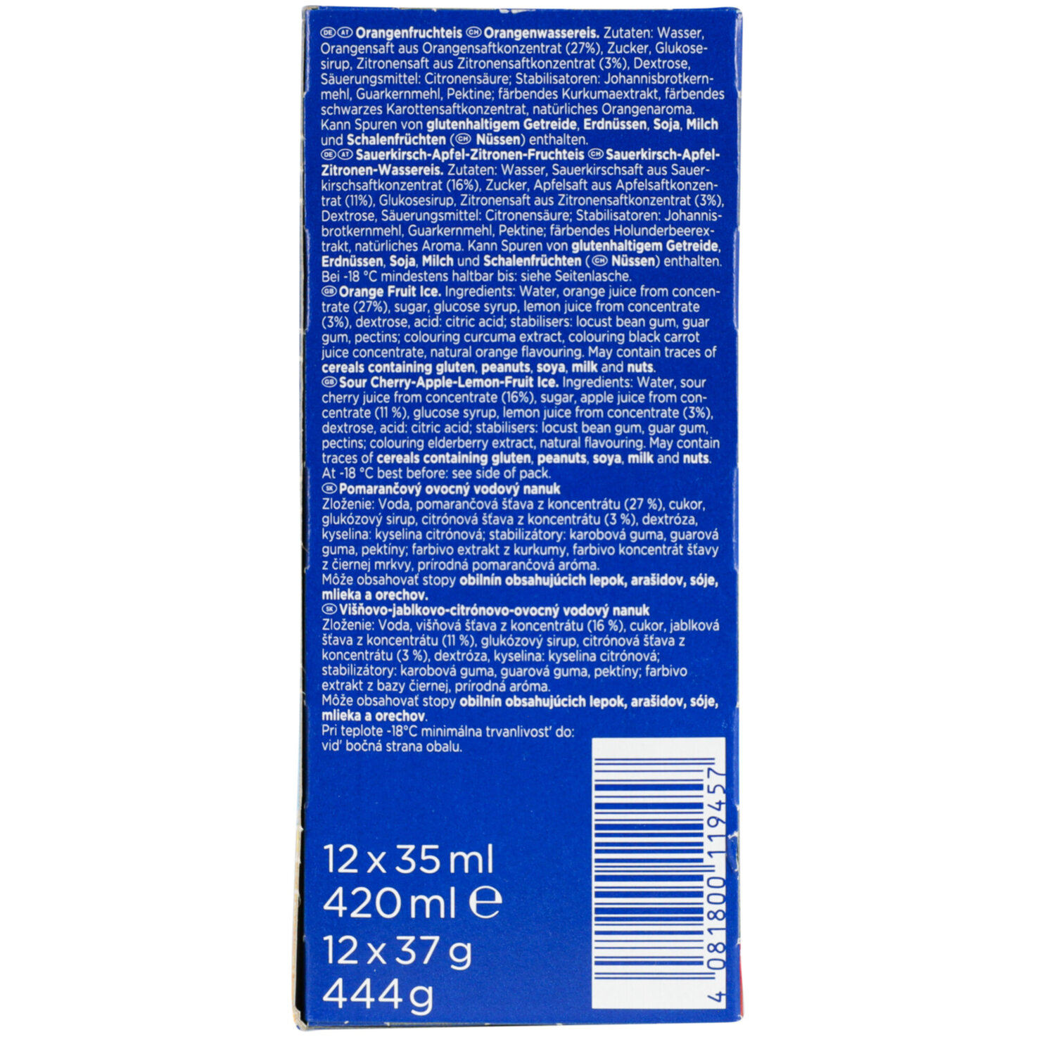 Capri Sun Ice Orange/Kirsche 12x35ml