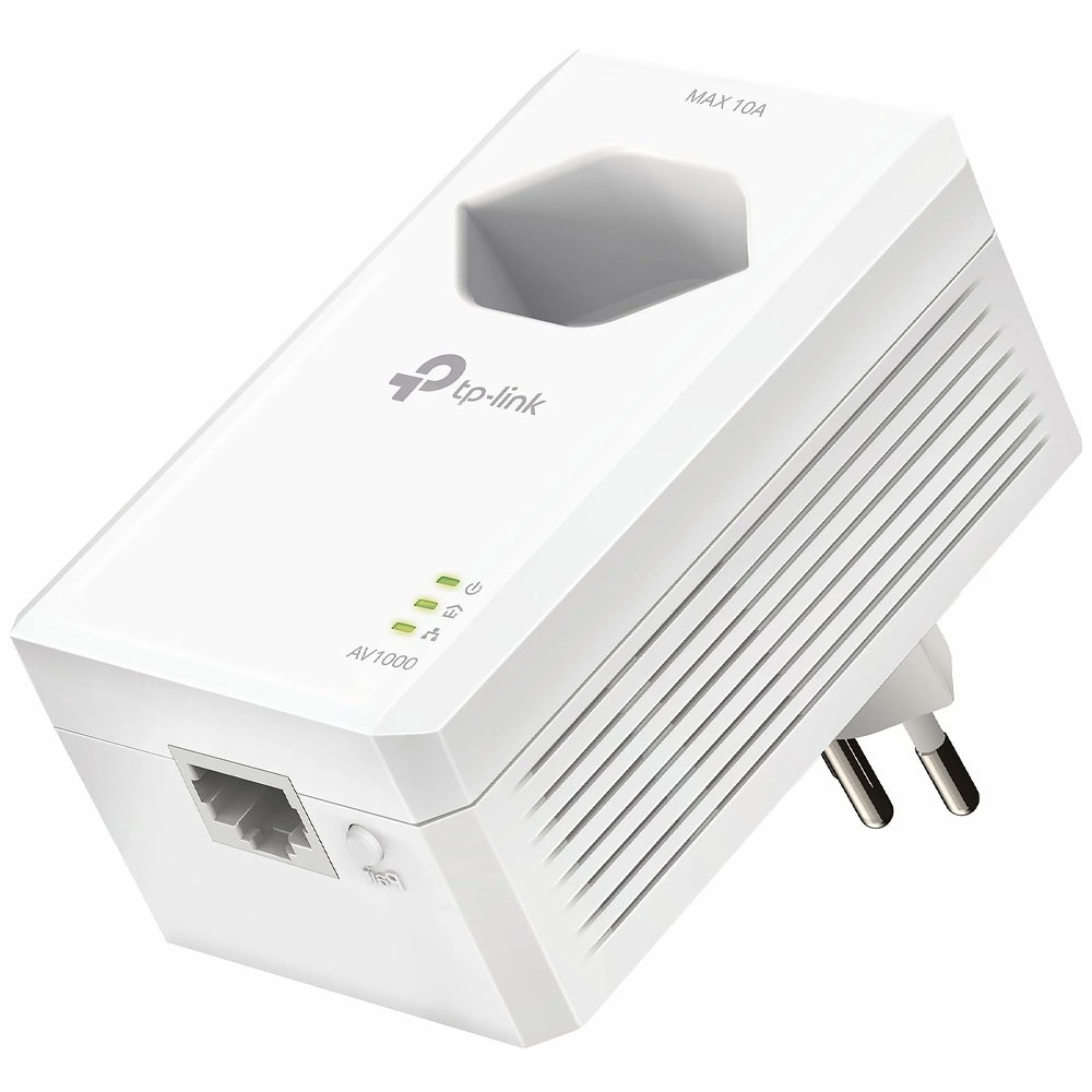 (1Gbit/s) AC1200 / AV1000 Gigabit WLAN DLAN Powerline Adapter Kit mit Steckdose (TL-PA7017P KIT (CH)) - Weiss