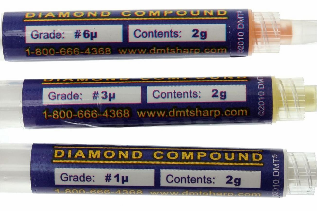 DMT diamantpasta, set van 1, 3 en 6 micron, DPK
