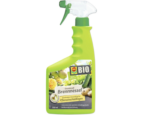 Urtica COMPO BIO Plantenversterker Brandnetel AF 750 ml Handsprayfles, Gebruiksklare pompspray, Goedgekeurd voor gebruik tegen plantenplagen