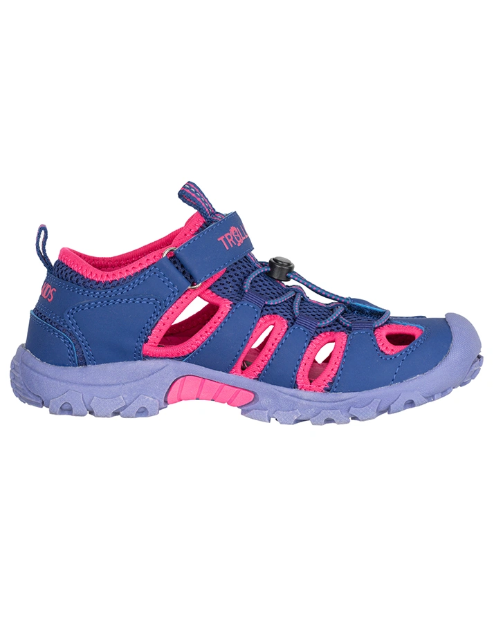Trekking-SandaKids KRISTIANSAND in navy/magenta