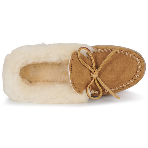Minnetonka - ALPINE SHEEPSKIN MOC - Marron