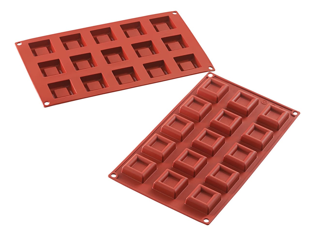 Moule silicone Silicon Flex - 15 carrés 3,8 x 3,8 cm - 30 x 17,5 cm - Silikomart