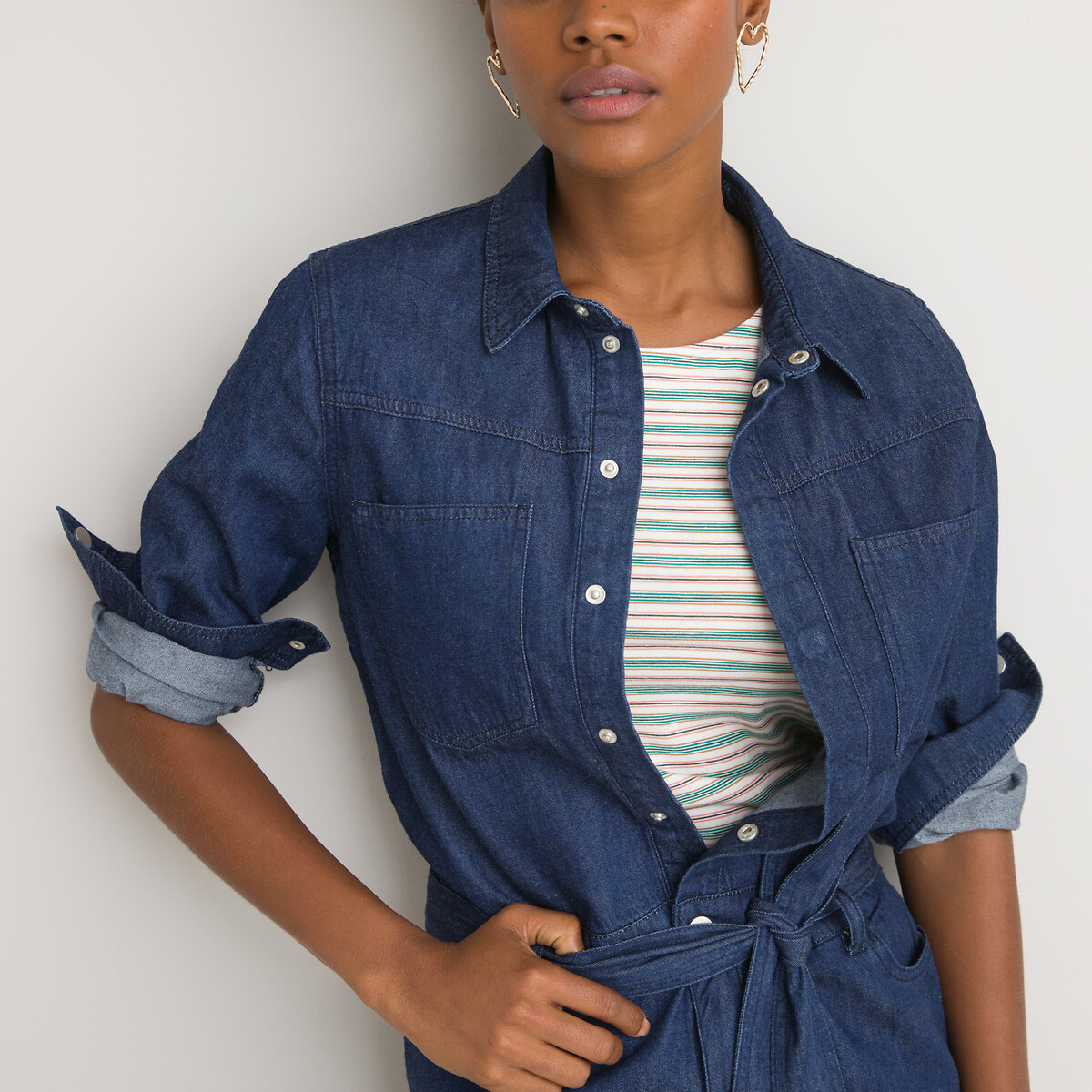 COLEÇÕES LA REDOUTE<br>Macacão em jeans