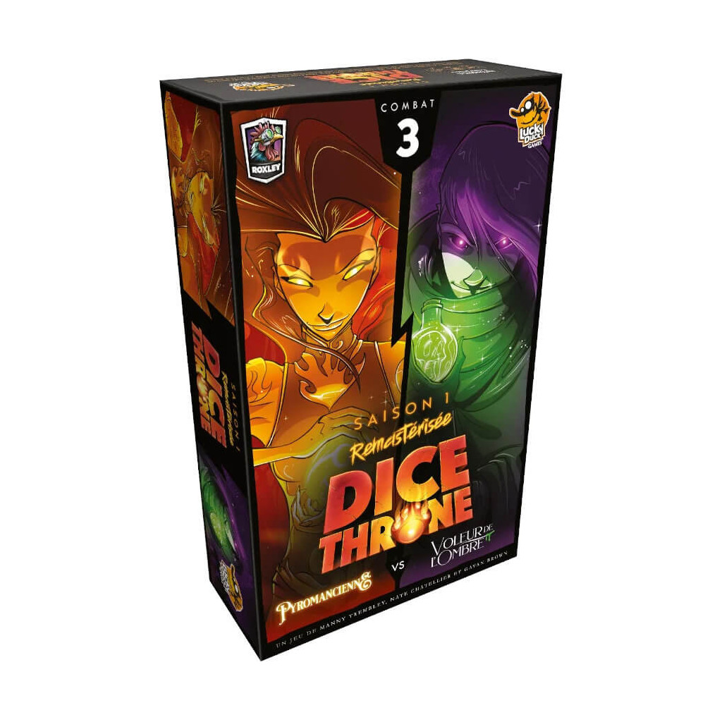 Dice Throne S1 - Pyromancienne VS Voleur de l'Ombre