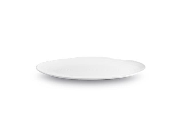 Pillivuyt Boulogne Tallerken oval 18 x 11,5 cm Hvid