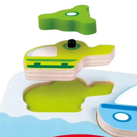 Hape Dynamisches Fahrzeugpuzzle