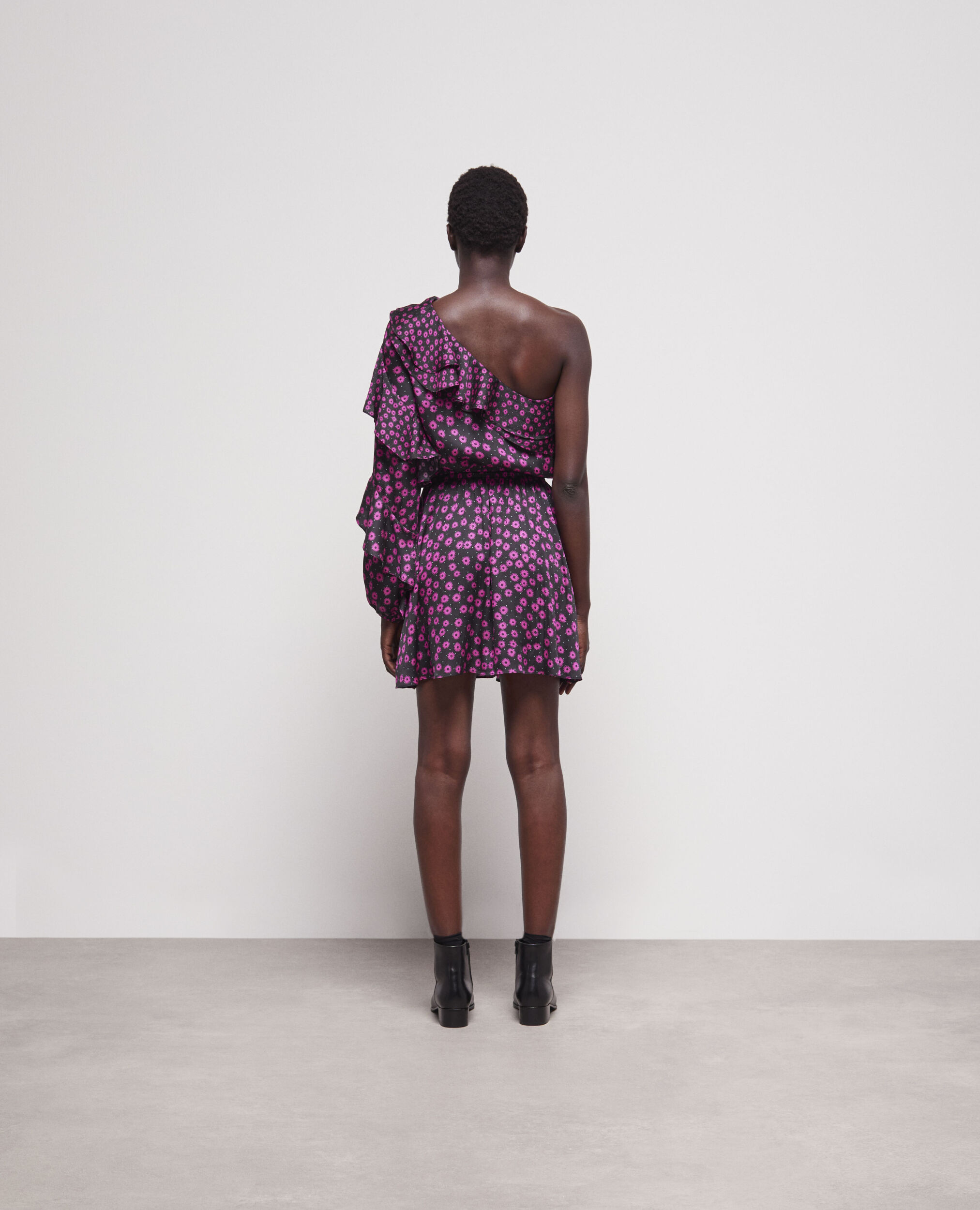 Robe courte imprimée