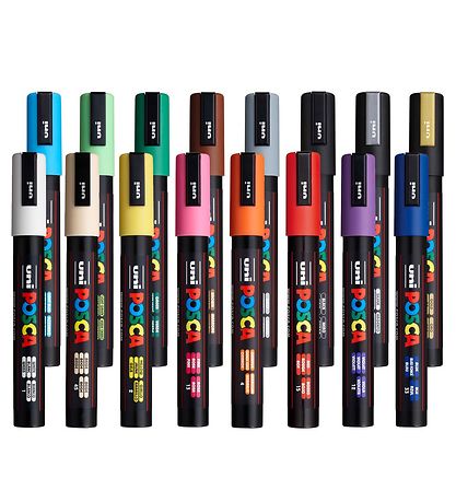Posca Filzstifte - PC-5M - 16 st. - Mehrfarbig