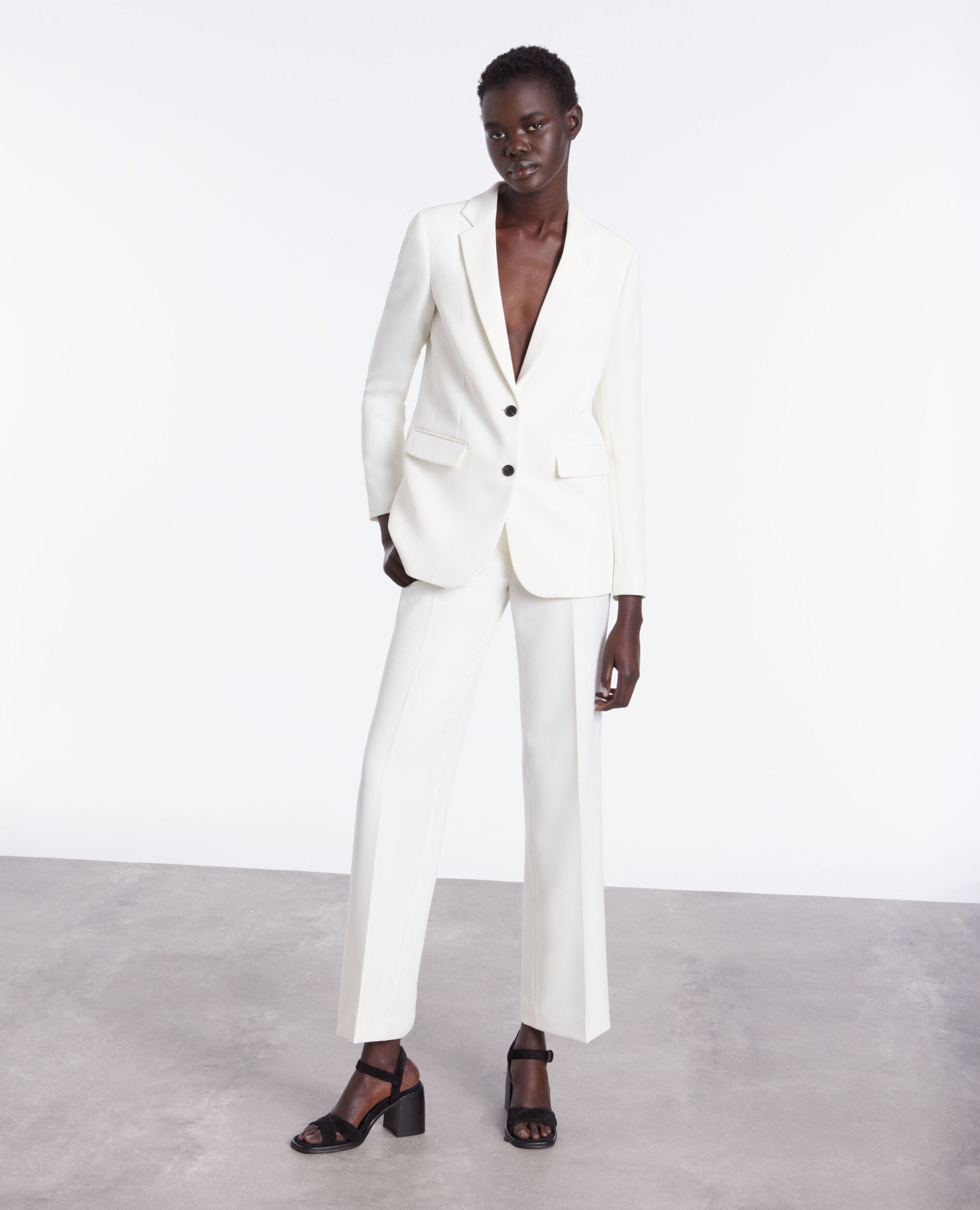 Veste de costume blanche