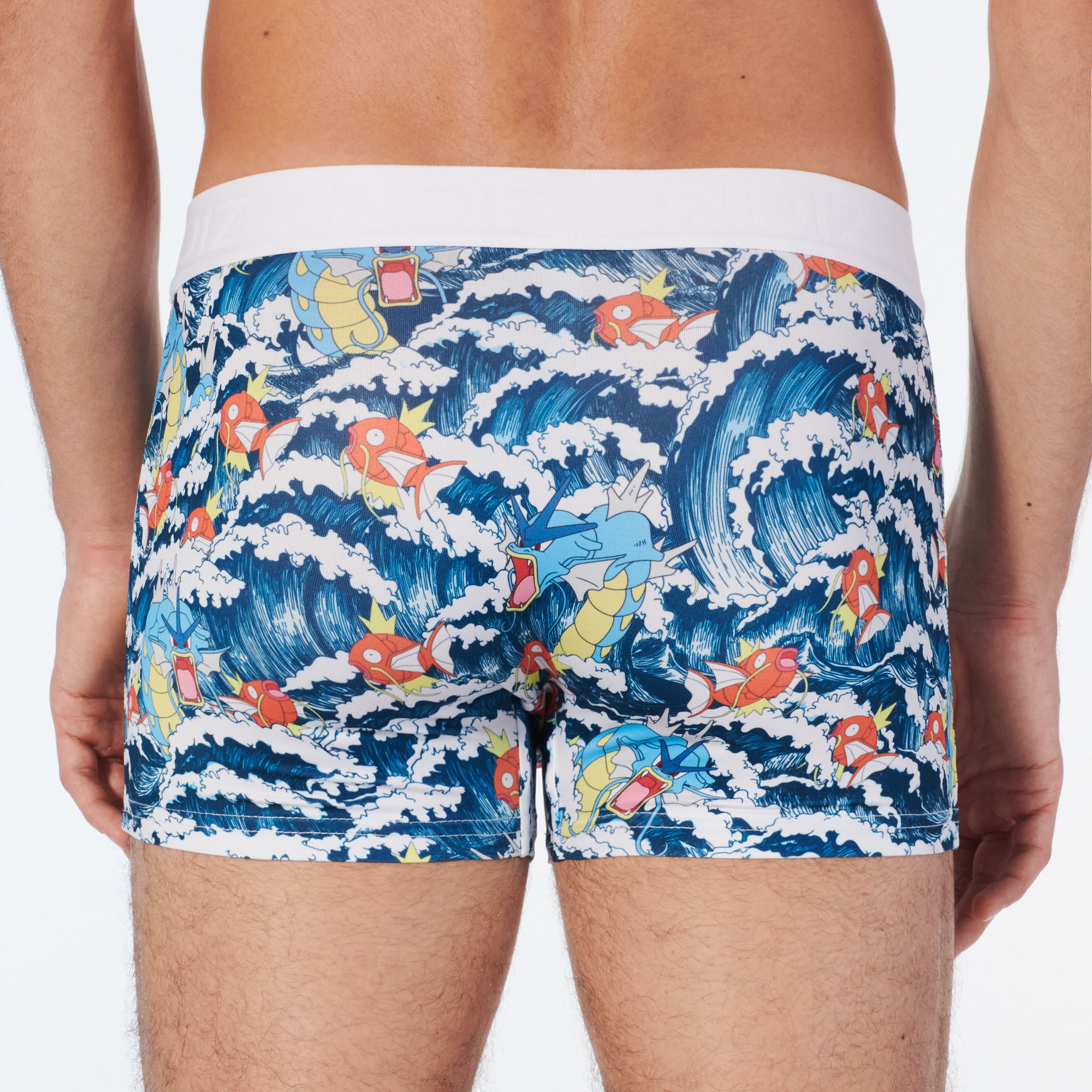 Boxer à motifs Magicarpe en microfibre