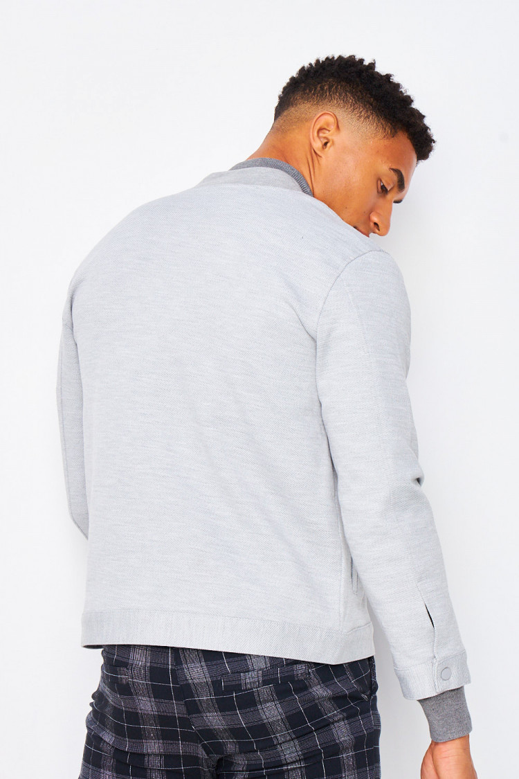 Bomber gris uni