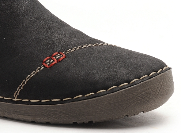 Rieker boots bottine plates femme 52578 noir