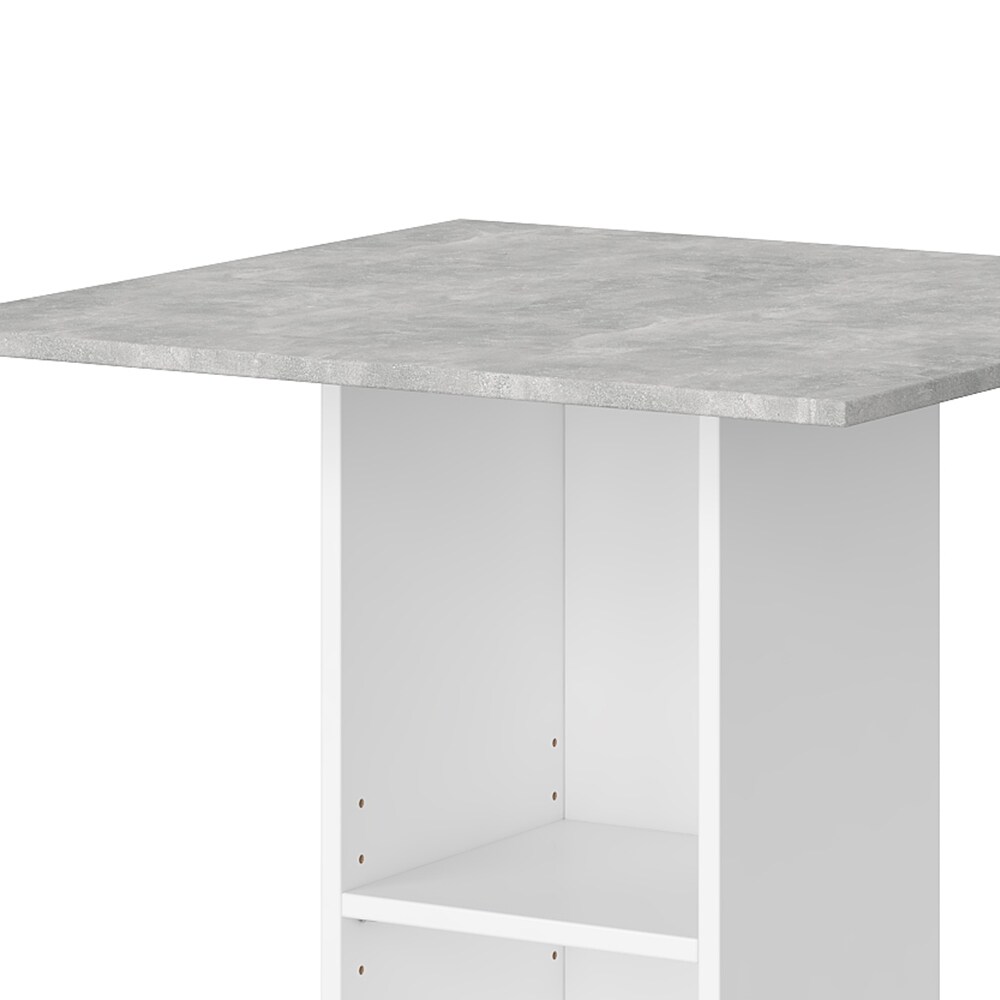 Vicco Bartisch Rodeo Bartresen Stehtisch Tisch Tresentisch Loungetisch Weiß Beton