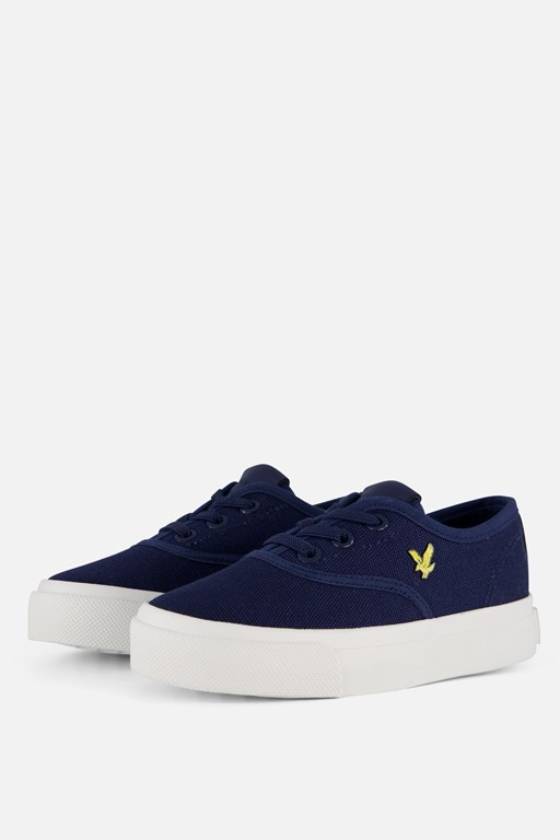 Lyle & Scott Wick Sneakers blauw Canvas
