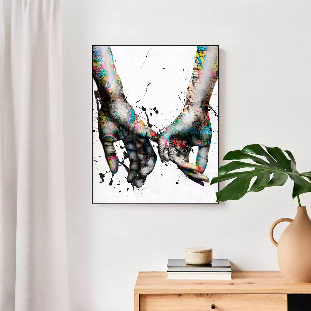 Wandbild 40 x 50 cm Pinkies Colour