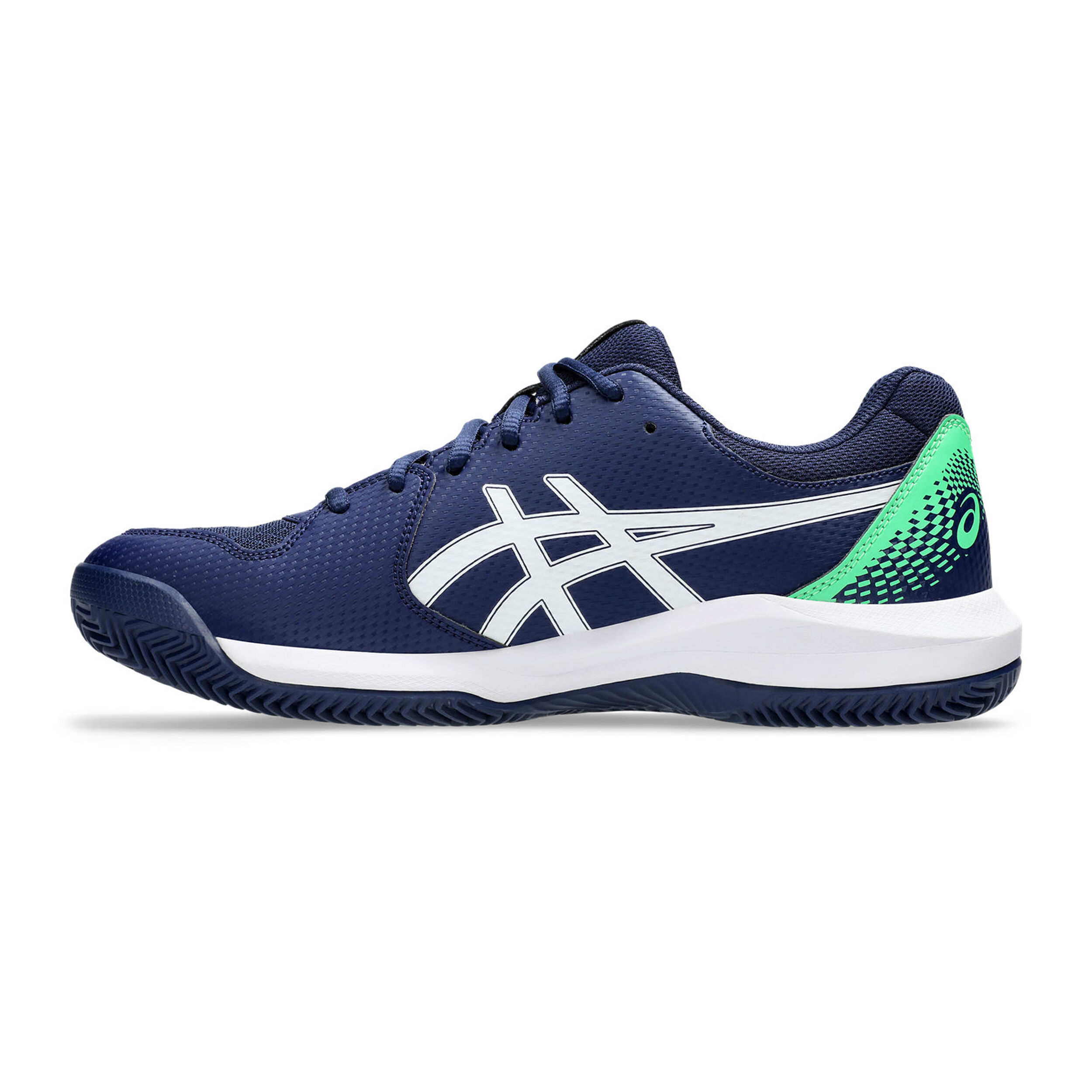 ASICS Gel-Dedicate 8 Clay Chaussure Terre Battue Hommes - Bleu Foncé , Blanc