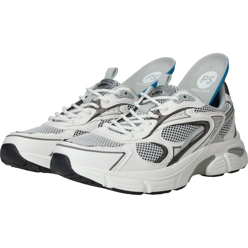 PS Poelman Sneakers Wit Heren
