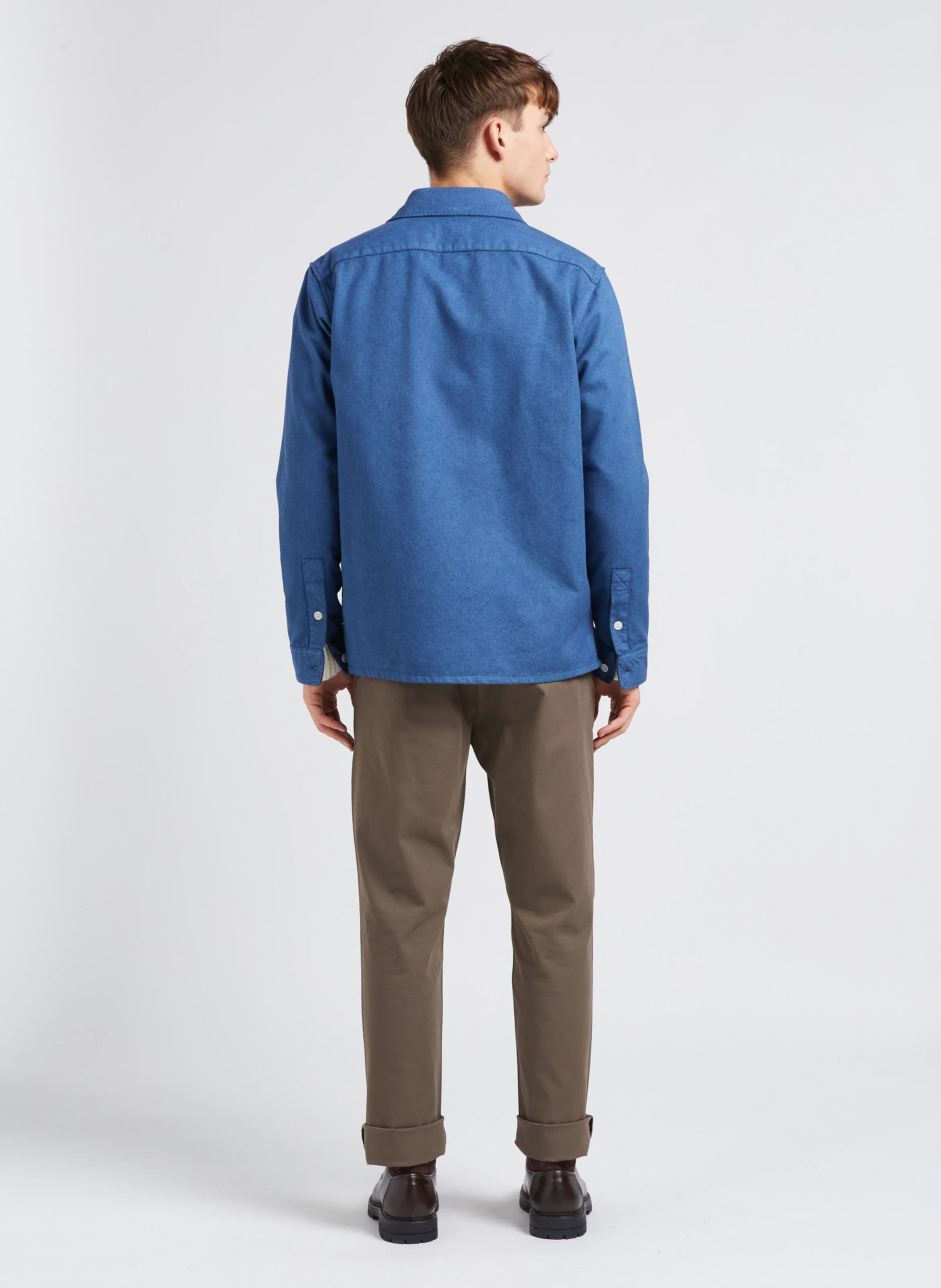 Pantalon chino en coton stretch | Kaki