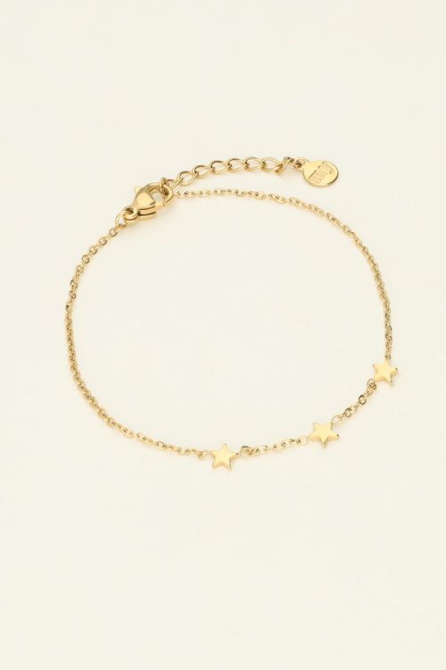 Graduation armband drie sterretjes