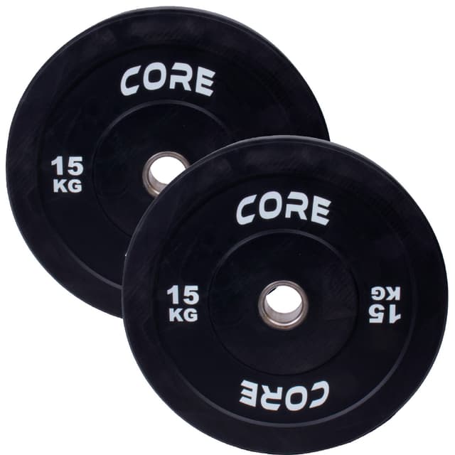 Core Sæt af 2 Bumper plates 5-25 kg