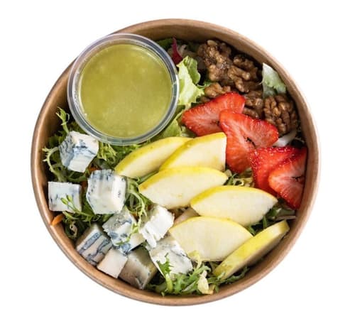 Pappudia Gemischter Salat mit Gorgonzola und Apfel