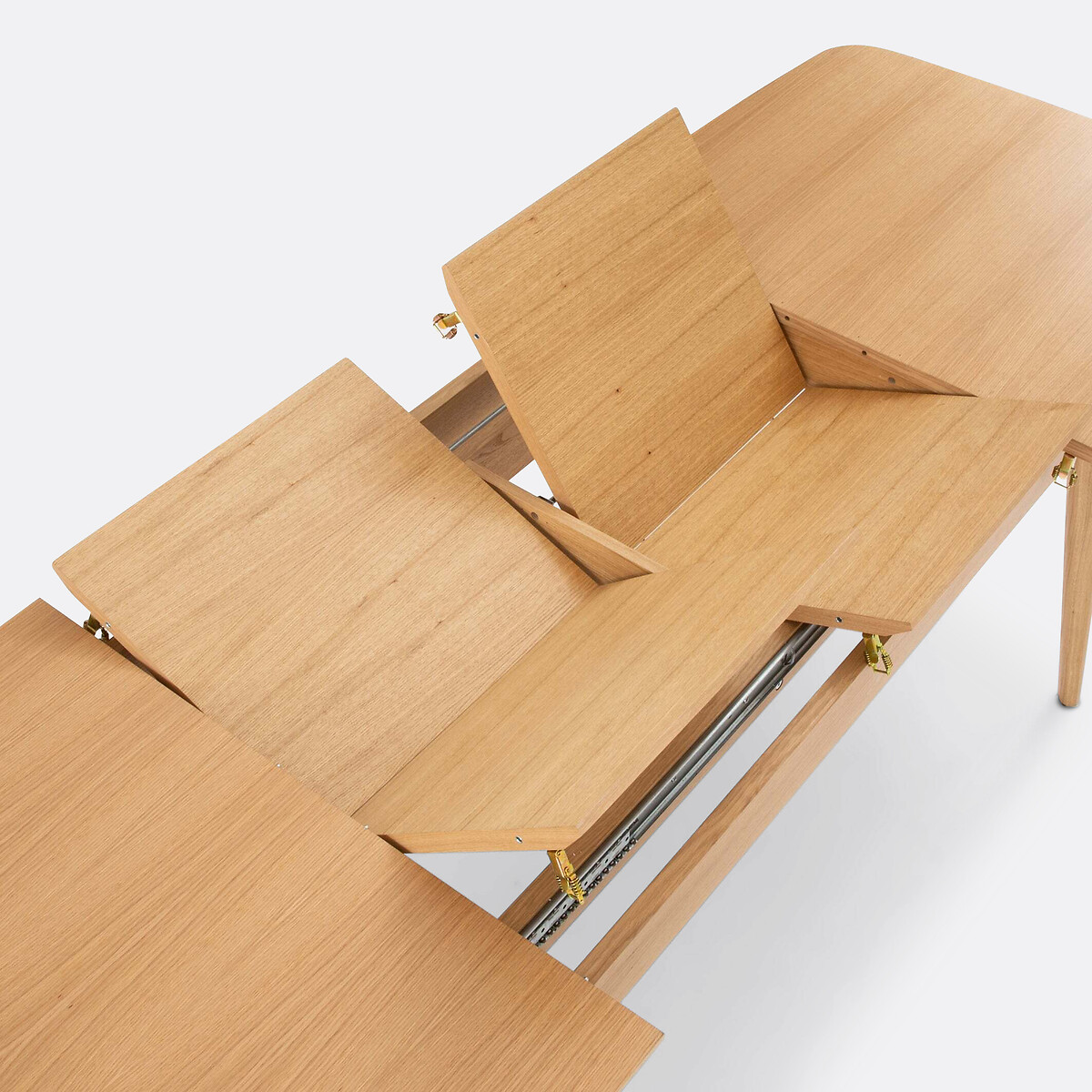 LA REDOUTE INTERIEURS<br>Mesa extensível em carvalho 4/10 pessoas Biface