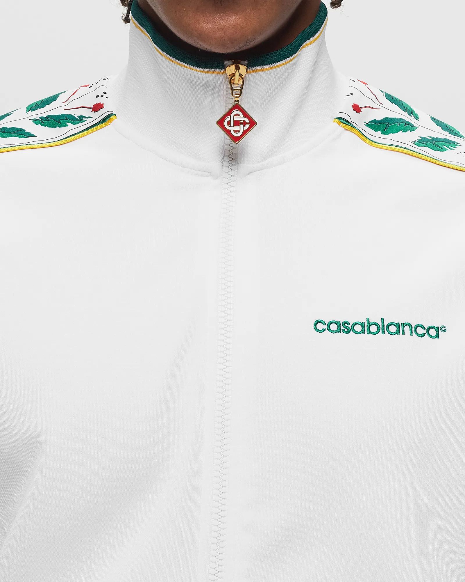 Casablanca MENS SEASONAL LAUREL TRACK TOP