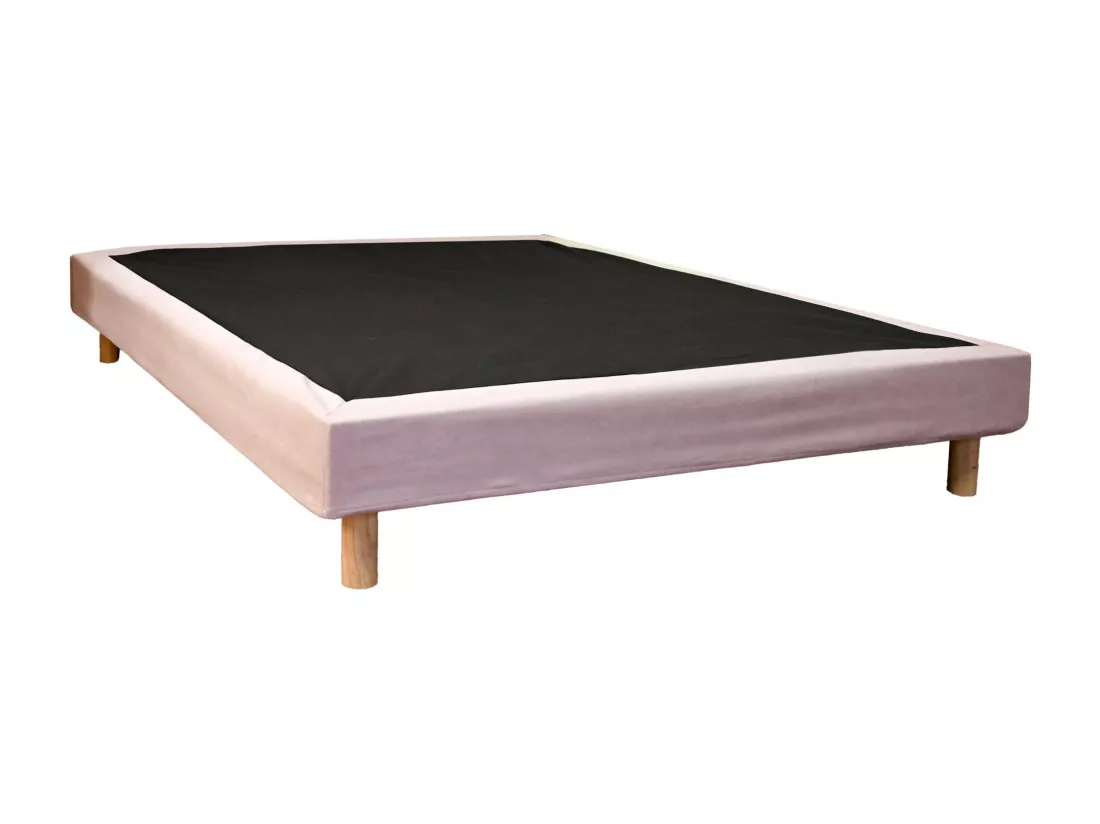 Cache-sommier rose RONDA 90x190 cm - SOMEO - Ronda