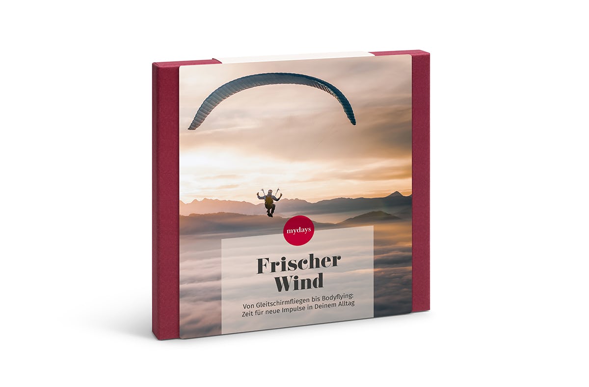 Verschenke puren Nervenkitzel mit der Geschenkbox Frischer Wind