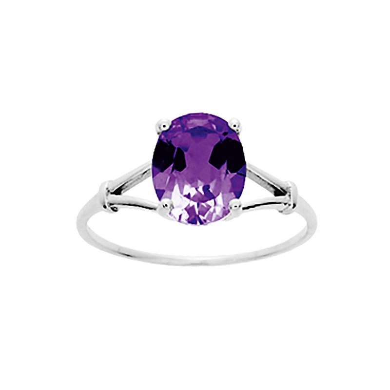 Bague Femme - améthyste - Or 18 Carats