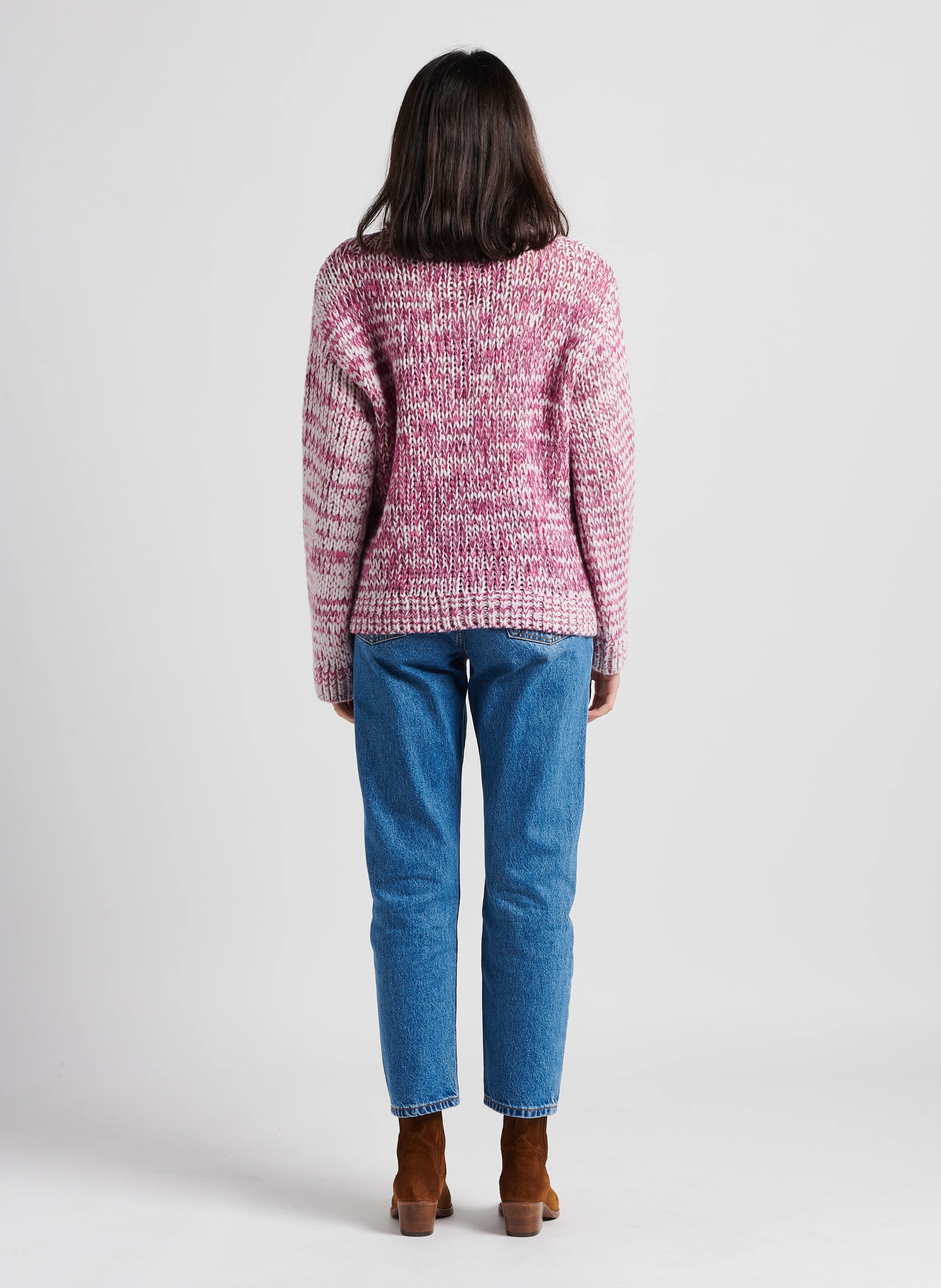 501 CROP - Jean droit cropped en coton | Jean Délavé