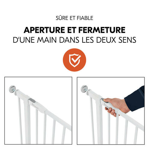 Barrière de sécurité Open N Stop 2 - Blanc - HAUCK