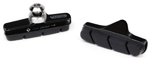 Paire de Patins Elvedes 55mm pour Campagnolo Noir